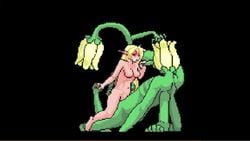 1girls animated anthophobia blonde_hair blush bouncing_breasts breasts elf female female_on_top green_tentacles handjob happy_sex holding_hands interspecies long_hair male moaning nude open_mouth penetration penis pixel_art plant plant_girl pussy sex size_difference sound spread_legs straddling tentacle tentacle_grab vaginal_penetration video willing_sub zombie