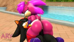 3d 3d_animation animated aryentai ass_clapping big_ass big_breasts big_butt black_body creampie cum cum_in_pussy cum_inside cumshot magenta_body male/female moan moaning no_sound nsfw on_top pink_hair riding riding_penis seductive sex sfm shadow_the_hedgehog smirk sonia_the_hedgehog sonic_(series) sonic_the_hedgehog_(series) source_filmmaker tagme thighs tongue_out vaginal_sex video