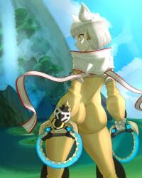 ass female female_only lthedeity nia_(xenoblade) nintendo outdoors outside solo xenoblade_(series) xenoblade_chronicles_2