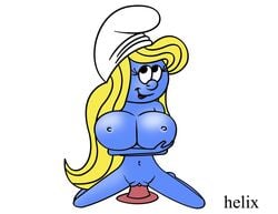 helix smurfette tagme the_smurfs