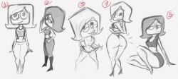 back_view big_ass big_butt cartoon_network curvy curvy_figure debbie_turnbull debs_turnbull hips jemphep mature_female mother robotboy sketch thick thick_ass thick_hips voluptuous voluptuous_female white_background