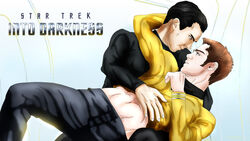 augment couple duo human james_t._kirk khan_noonien_singh male multiple_males star_trek star_trek_into_darkness tagme yaoi