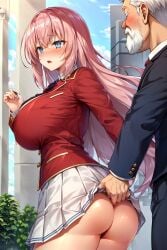 ai_generated classroom classroom_of_the_elite clothed ichinose_honami_(cote) school_uniform sex