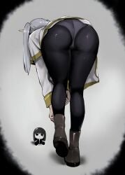 1girls absurd_res ajaycolor ass ass_focus big_ass big_butt black_and_white color color_edit colored colored_hair colored_inner_hair colored_sketch colored_skin crouch crouching edit elf elf_ears elf_female elf_girl fat_ass female female_only fern_(sousou_no_frieren) frieren frieren_beyond_journey's_end huge_ass huge_butt knife_ears large_ass large_butt legs masoq095 monochrome pointy_ears sharp_ears sousou_no_frieren tagme thick_ass thick_thighs thighs tight_clothing tights twintails twintails