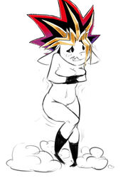 cosplay droopy leggy_lamb sheep sheep_wrecked yami_yugi yu-gi-oh!