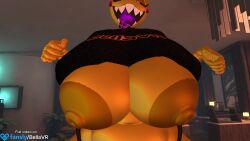 3d animated areola areolae bellavr big_breasts breasts breasts_bigger_than_head breasts_out five_nights_at_freddy's five_nights_at_freddy's_2 hanging_breasts hyper hyper_areola hyper_breasts hyper_nipples looking_at_viewer looking_pleasured monster monster_girl nipples no_sound round_breasts tagme tongue tongue_out toy_chica toy_chica_(cyanu) toy_chica_(fnaf) video vr vr_media vrchat vrchat_avatar vrchat_media vrchat_model