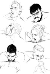 6boys alistair_theirin anders_(dragon_age) anilingus ass balls ballsack bara beard beard_stubble beauty_mark big_penis birthmark bisexual_male black_and_white black_hair blowjob blush closed_eyes colorless cum cum_in_mouth cum_on_face dark_hair deepthroat deepthroat_no_hands dorian_pavus dragon_age dragon_age_2 dragon_age_inquisition dragon_age_origins ear_piercing earrings erect_penis erection face_tattoo facial_hair fellatio frown gay gay_male gay_sex hawke inquisitor_(dragon_age) licking licking_balls licking_penis light-skinned_male light_hair light_skin long_hair looking_at_partner looking_pleasured mage male male/male male_only male_penetrated male_penetrating male_penetrating_male male_pubic_hair mole monochrome moustache multiple_boys oral oral_penetration oral_sex penis penis_in_mouth piercing ponytail pubic_hair rimjob rimming scar scars sdkay straight_male stubble tattoo tattoos undercut veiny_penis video_games warrior yaoi