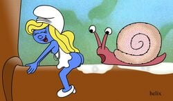 helix smurfette snail tagme the_smurfs