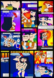 comic disney english_text female firerirock human isabella_garcia-shapiro male phinbella phineas_and_ferb phineas_flynn straight tagme text