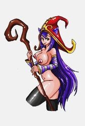 1girls 2013 big_breasts female female_only junas league_of_legends lulu_the_fae_sorceress riot_games solo tagme