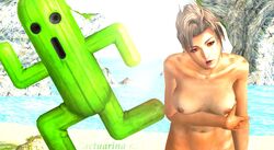 3d cactuar cactuarina final_fantasy final_fantasy_x final_fantasy_x-2 paine tagme