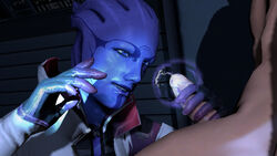 3d aria_t'loak asari biotic handjob knogg magic mass_effect tagme