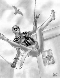 2013 marvel mayday_parker sean_patty spider-girl spider-man_(series) tagme tattoo