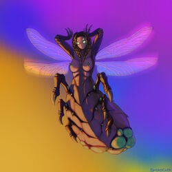 broodmother emikochan female insects starcraft tagme topless