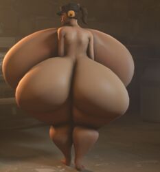 1girls 3d ass back_view big_ass breasts color curvaceous curvy curvy_figure dat_ass enormous_ass enormous_breasts fat_ass female female_only femscout huge_hips human hyper hyper_ass hyper_breasts hyper_fortress hyper_hips nude nude_female rule_63 scout solo source_filmmaker team_fortress_2 thick_thighs wide_hips