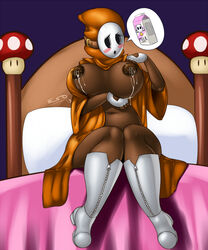 shy gal from mario (series) by pherociouseso
