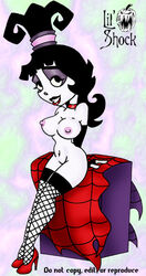 beetlejuice female female_only lil'_shock lydia_deetz medium_breasts stockings tim_burton