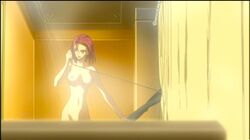 1girls breasts cap code_geass dvd female kallen_stadtfeld nude photoshop red_hair shower solo uncensored