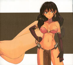 ass brown_hair elbow_gloves gloves highres mage mage_(ragnarok_online) morii_shizuki nipple_slip nipples ragnarok_online