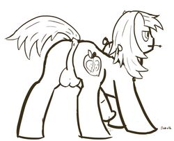 big_macintosh big_macintosh_(mlp) black_and_white earth_pony equine friendship_is_magic horse male male_only my_little_pony pony tagme