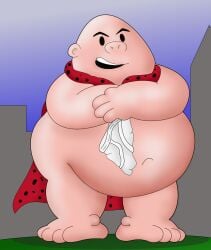1boy 2019 20th_century_fox 20th_century_studios belly_button captain_underpants captain_underpants:_the_first_epic_movie captain_underpants_(series) chubby chubby_male dav_pilkey dreamworks dreamworks_animation hi_res human kopykat male male_only mammal navel no_genitals no_penis nude nude_male panties