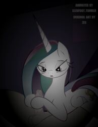 animal animated friendship_is_magic my_little_pony princess_celestia princess_celestia_(mlp) seii3 sleufoot zev