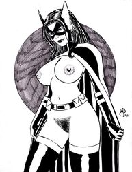 batman_(series) birds_of_prey black_and_white dc dc_comics huntress_(dc) inked michael_powell sketch