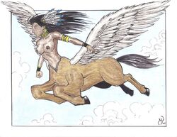 1girls centaur cosplay greek_mythology michael_powell mythology taur