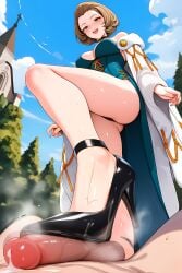 ai_generated cum cum_on_feet cum_on_shoes feet female_dominating_male female_domination femdom foot foot_fetish foot_focus footdom footdomfantasy footjob footjob_with_legwear footjob_with_one_foot footjob_with_shoes half-closed_eyes happy heels heels_fetish heels_focus high_heels mature_female mature_woman milf older_female red_nails shoe_fetish shoejob shoes shoes_focus smell smelly smelly_feet smile smug stepped_on stepping_on_male stepping_on_penis stomp stomped stomping stomping_on_dick sweat sweatdrop sweaty sweaty_feet trample trampled_penis trampling upper_teeth_only