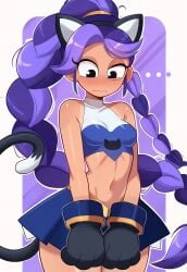 1female 1girl 1girls alternate_ass_size alternate_body_type alternate_breast_size alternate_costume artist_name artist_request asymmetrical_bangs beautiful beautiful_girl beauty black_eyes blush braided_hair braided_ponytail breasts cheerleader cheerleader_uniform cosplay cute doll doll_girl doll_joints embarrassed embarrassed_expression embarrassed_female female female_only flat_belly flat_stomach full_body hourglass_figure hourglass_figured_female lily_lovebraids lily_lovebraids_(poppy_playtime) living_doll long_hair mature_female medium_breasts mob_entertainment mob_games petite petite_body petite_breasts petite_female please_don't_bully_me,_nagatoro ponytail ponytail_(hair) ponytail_female poppy_playtime poppy_playtime_(chapter_5) purple_hair shoulders shy shy_expression slim slim_female slim_waist small_breasts solo streaked_hair tagme thighs very_long_hair