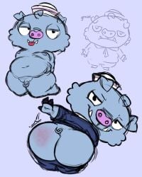 1boy ass filthyopossum happy_tree_friends male male_only mondo_media truffles_(htf)
