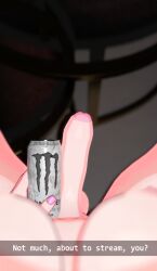 3d big_breasts big_penis foreskin futanari kleinvoimond looking_down_at_self monster_can nipples painted_fingernails pov voimond_vhirra vtuber