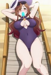 1girl 1girls ai_generated anime breasts curvy curvy_female curvy_figure eyes female fit hair kono_subarashii_sekai_ni_shukufuku_wo! nsfw stickyai tits voluptuous wiz_(konosuba)