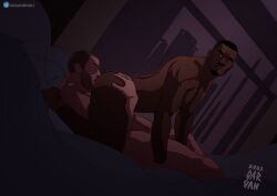2boys african_male black_male commander_shepard garvan gay gay_sex jacob_taylor male/male male_focus male_only maleshep mass_effect mass_effect_3 rimjob rimming rimming_male white_male