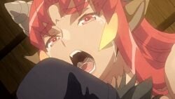 10s 1boy 1girl 1girls 2018 animated animated_gif blonde_hair cow_girl dark-skinned_female dark_skin eboshi_hat female female_minotaur hat heian hetero horns implied_cum_in_pussy implied_sex interspecies kurenai_(shikkoku_no_shaga) long_hair minotaur miyakobito_(shikkoku_no_shaga) monster monster_girl multicolored_hair nude open_mouth red_eyes red_hair saliva satyr scar scar_on_neck sex shikkoku_no_shaga shikkoku_no_shaga_the_animation sidelocks size_difference streaked_hair tagme tall_female tears thick_eyebrows very_long_hair