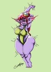 ass big_ass big_breasts boob_window breasts busty child_bearing_hips cleavage curvy curvy_figure dat_ass fat_ass goodhorny69 huge_ass huge_breasts large_breasts leotard plump_thighs shortstack stretching thick_ass thick_thighs thighs thunder_thighs voluptuous voluptuous_female wide_hips yordle