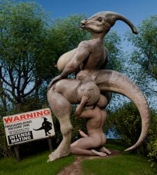 ersal face_in_ass parasaurolophus
