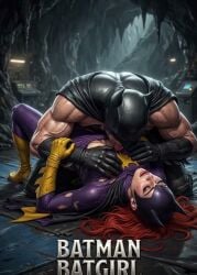 1boy 1boy1girl 1girls ai_assisted ai_generated barbara_gordon batgirl batgirl_(barbara_gordon) batman batman_(bruce_wayne) batman_(series) blush breasts bruce_wayne cape comic couple couple_(romantic) couple_sex crying_from_pleasure dc detailed_bulge dialogue dominant_male explicit female female_moaning gloves half_naked height_difference intense_sex kissing kneeling lips_on_nipple long_hair male mind_break mind_control muscular_male nipples older_male open_mouth overstimulated pleasure_face pulled_aside romantic_couple saliva sex stimulation straight submissive_female superhero sweat tagme thick_penis thighs tongue tongue_out torn_clothes trembling video younger_female