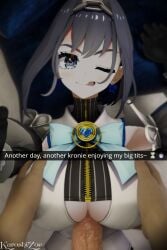 1boy 1girls 2026 3d big_breasts blender blue_eyes blue_hair camera_view clothed clothed_female clothed_female_nude_male clothing duo emoji female hands_on_breasts heart-shaped_pupils holding_camera hololive hololive_english hololive_english_-council- karoshizoe laying_on_bed licking_lips looking_at_viewer male male/female nude nude_male on_back on_bed one_eye_closed ouro_kronii paizuri penis selfie smirk smirking smirking_at_viewer smug smug_expression smug_face text text_box titfuck titfuck_under_clothes tongue tongue_out underboob unseen_male_face virtual_youtuber wink winking_at_viewer