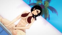 1girls 426hemicuda black_hair cinder_fall rwby sunglasses tinted_eyewear