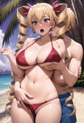 ai_generated bikini brat brother_and_sister claire_harvey hundred incest molestation mother_and_son original_character siblings