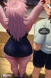 1girls arms_above_head arms_up ashido_mina ass ass_awe ass_focus ass_hanging_out ass_hanging_out_of_skirt back back_view beautiful beauty big_ass big_breasts black_dress boku_no_hero_academia boku_no_hero_academia_(finale) breasts breath breath_cloud breathing breathing_heavily bubble_ass bubble_butt butt buttocks cellulite curvaceous curvaceous_body curvaceous_female curvaceous_figure curves curvy curvy_body curvy_female curvy_figure curvy_hips dat_ass dat_butt dress echosaber eijirou_kirishima enormous_ass enormous_butt enormous_thighs fat_ass fat_butt female female_focus female_only gigantic_ass gigantic_butt gigantic_thighs gluteal_fold handbag heavenly_ass horns hourglass_figure kirishima_eijirou large_ass light_particles long_hair mina_ashido mina_ashido_time-skip my_hero_academia my_hero_academia_(finale) one-piece_dress pear-shaped_figure pink_hair pink_skin post-timeskip rear_view repost sexy sexy_body shiny shiny_clothes sleeveless sleeveless_dress solo solo_female solo_focus standing steam steaming steaming_body steamy steamy_breath sweat sweatdrop sweaty sweaty_body sweaty_thighs text thick_ass thick_thighs tight_clothes tight_clothing tight_dress uncensored unusual_skin_color visible_breath wide_hips