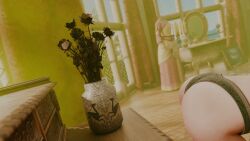 3d animated ass ass_focus fart fart_cloud flower tagme test715 the_witcher_(series) triss_merigold video wilting_flowers wilting_plants