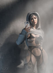1girls 3d ada_wong ada_wong_(adriana) asian asian_female big_breasts breasts female huge_breasts jokar resident_evil resident_evil_2 resident_evil_2_remake resident_evil_4 resident_evil_4_remake tagme thick_thighs voluptuous wide_hips