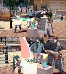 1futa 2girls 3d android balls black_hair commission cum english_text female futanari grace_howard green_hair growth horsecock huge_balls huge_cock hyper hyper_breasts hyper_penis intersex jane_doe_(zenless_zone_zero) koikatsu penis penis_expansion penis_growth qingyi_(zenless_zone_zero) robot robot_girl text xavierhuge zenless_zone_zero