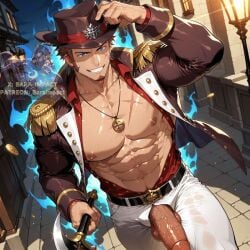 ai_generated bara bara_body bara_with_male_audience big_penis gay gay_male gay_masturbation large_penis male male/male male_masturbation male_only yaoi yaoi_with_female_audience yaoi_with_male_audience