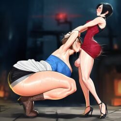 1female 1futa 1futanari 1girl 1girls 2d 2d_(artwork) ada_wong ai ai_art ai_assisted ai_generated asian ass biceps big_ass big_breasts big_butt big_thighs biped black_hair bolt_on_tits breast_implants breasts brown_hair capcom enhanced_breasts fake_breasts female female_focus female_only hourglass_figure huge_ass huge_breasts huge_butt human humanoid jill_valentine large_ass large_breasts light-skinned_female light_skin lovelandsai resident_evil resident_evil_2 resident_evil_3 resident_evil_4 short_hair silicone silicone_implants stable_diffusion straight thick_thighs thighhighs thighs voluptuous voluptuous_female