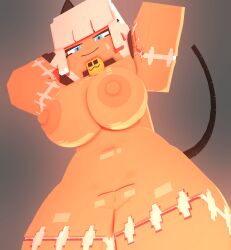 1girls 2026 3d arm_scar bell_collar belly_button big_areola big_breasts big_nipples black_choker blue_eyes blush blushing breasts brown_hair cat_ears cat_girl cat_humanoid cat_tail catgirl collar coresvoid curvaceous curvaceous_body curvaceous_female curvaceous_figure curvaceous_hips curvy curvy_body curvy_female curvy_females curvy_figure curvy_hips curvy_thighs dark_skin digital_media_(artwork) face_scar facial_scar female female_focus female_only gloves hi_res horny horny_female mine-imator minecraft ms._fortune_(skullgirls) nadia_fortune nipples open_mouth pointy_teeth scar shadow skullgirls smooth_skin tail thick_thighs thighs white_hair wide_hips