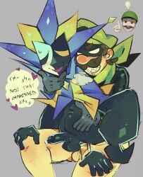 dimentio dimentiofucker69 luigi mario_(series) nintendo paper_mario super_paper_mario self_upload toony tagme mr._l anal precum belly_bulge sweatdrop heavy_breathing sharp_teeth mustache submissive_male submissive_villain male/male