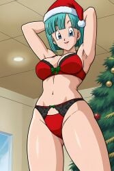 ai_assisted ai_generated armpit breasts bulma_briefs bulma_briefs_(androids'_saga) dbz dragon_ball dragon_ball_z female girl lingerie pinku pinku.ai pinkuai